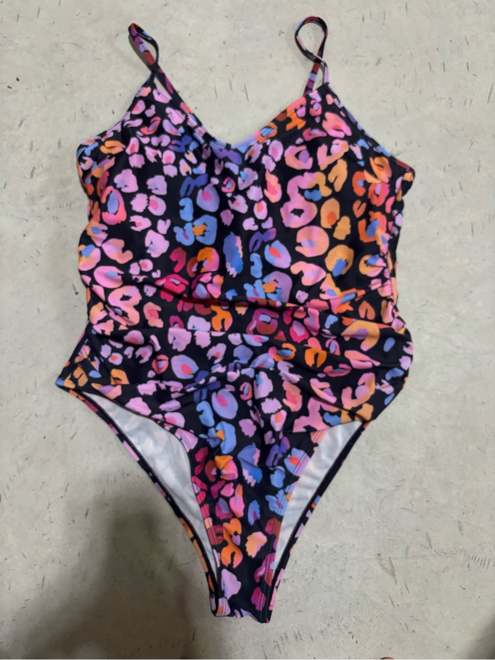 Cupshe Multicolor Leopard-Print One-Piece Swimsuit